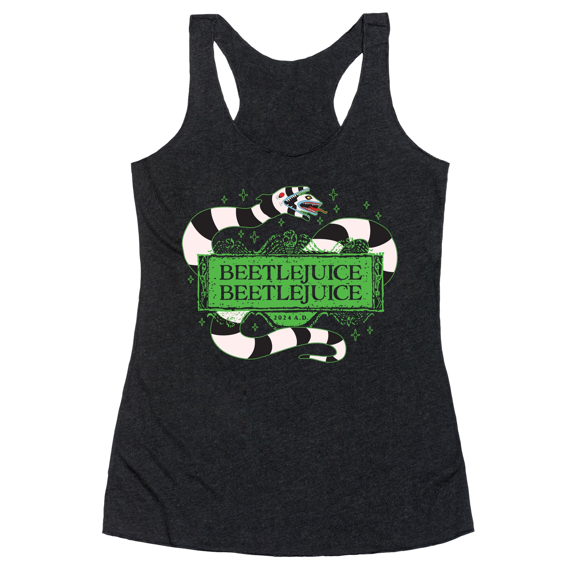 Beetlejuice Beetlejuice 2024 AD Racerback Tank